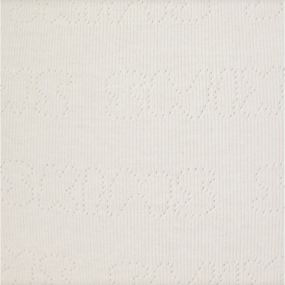 Skims Logo Pointelle Zip Up Hoodie Ivory Cream Size Small - Picture 3 of 14